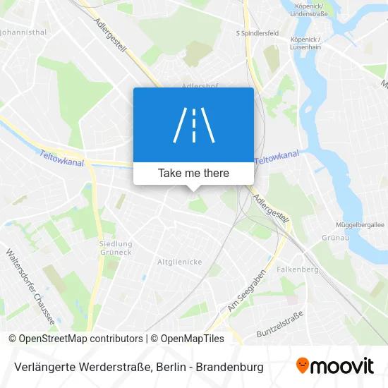 Карта Verlängerte Werderstraße