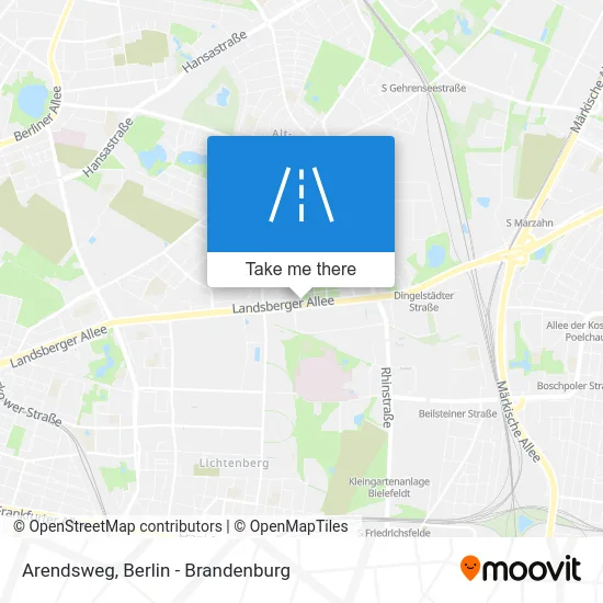 Карта Arendsweg