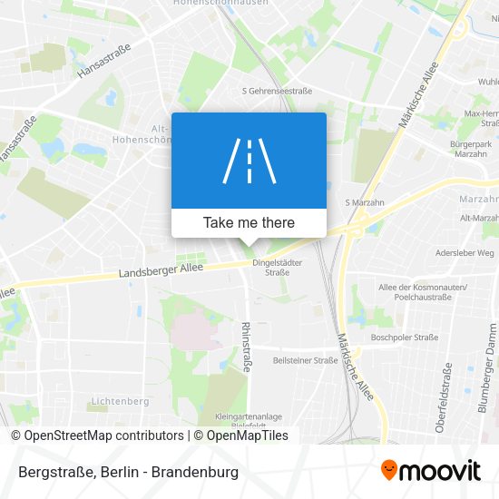 Bergstraße map