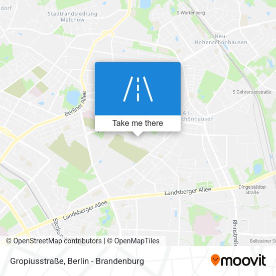 Gropiusstraße map