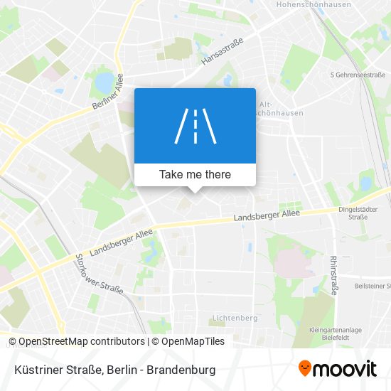 Küstriner Straße map