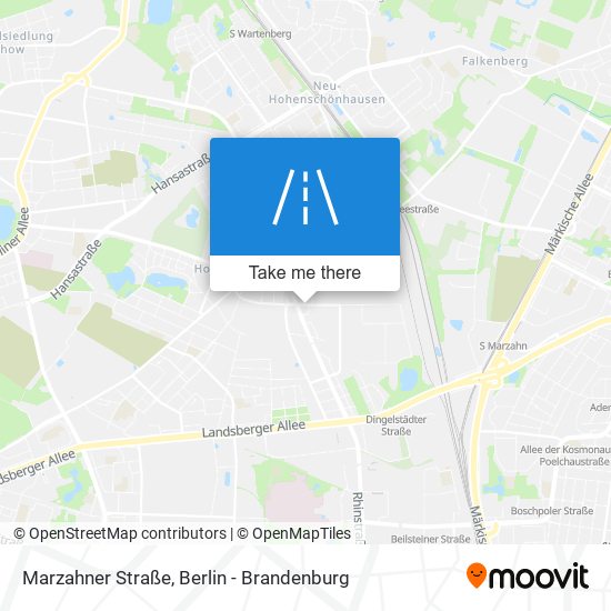 Marzahner Straße map