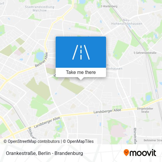 Orankestraße map