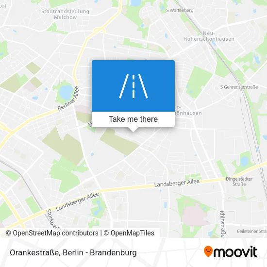 Карта Orankestraße