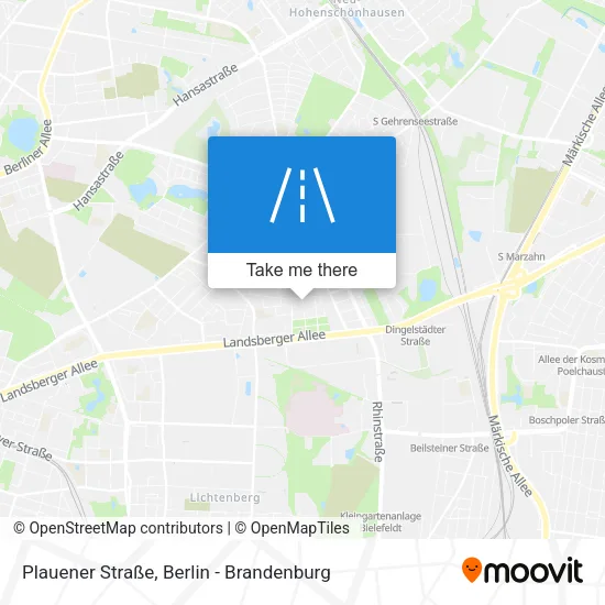 Карта Plauener Straße
