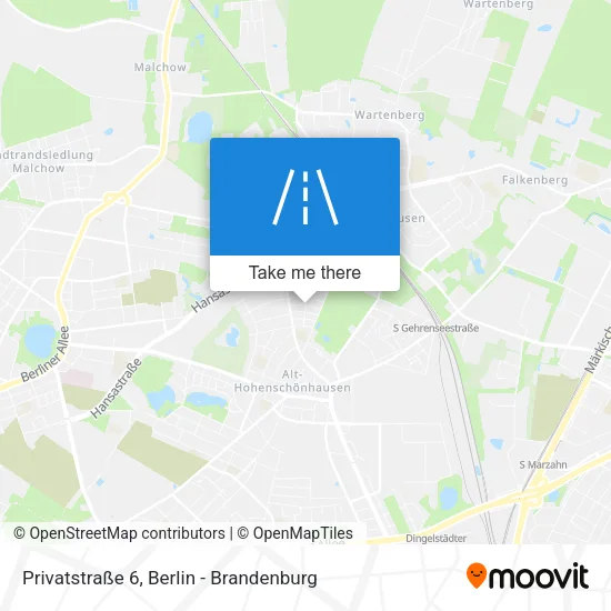 Карта Privatstraße 6