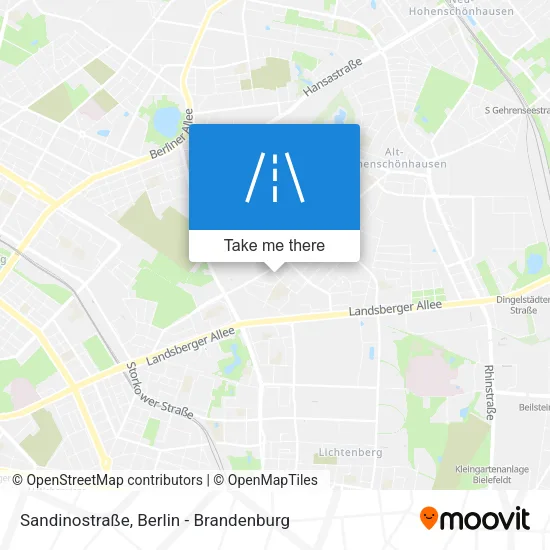 Карта Sandinostraße