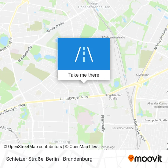Карта Schleizer Straße