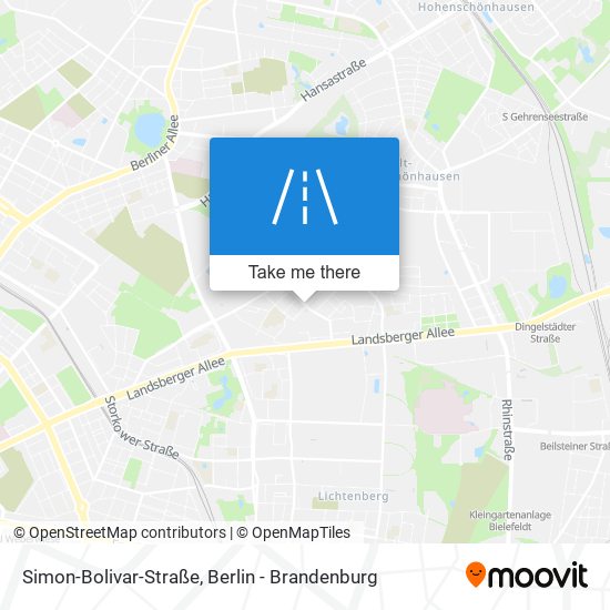 Simon-Bolivar-Straße map