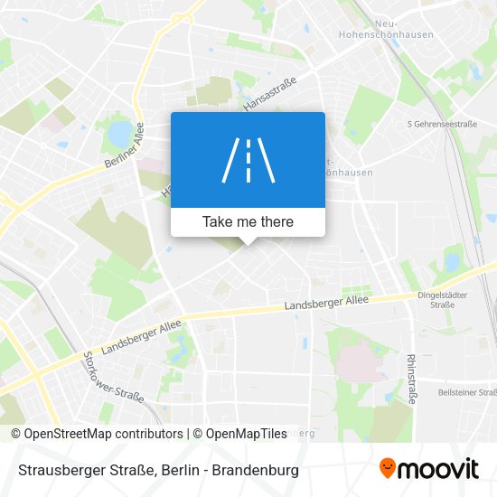 Strausberger Straße map