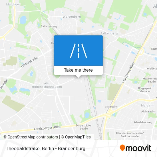 Карта Theobaldstraße