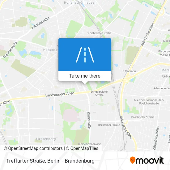 Карта Treffurter Straße