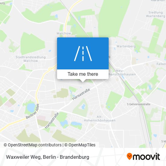Waxweiler Weg map
