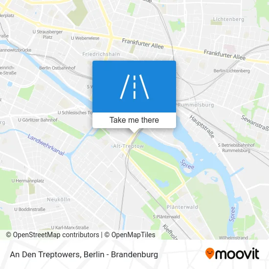 Карта An Den Treptowers