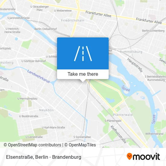 Elsenstraße map