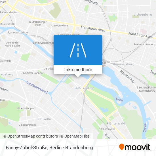 Карта Fanny-Zobel-Straße