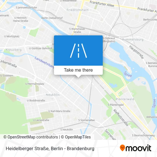 Карта Heidelberger Straße