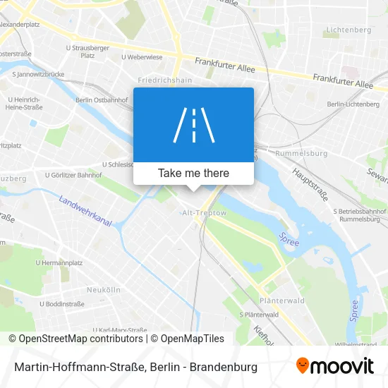 Карта Martin-Hoffmann-Straße