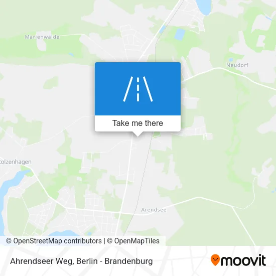 Карта Ahrendseer Weg