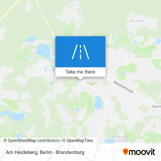 Am Heideberg map