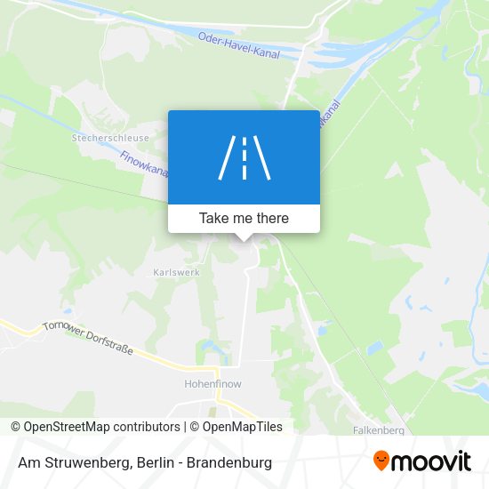 Am Struwenberg map