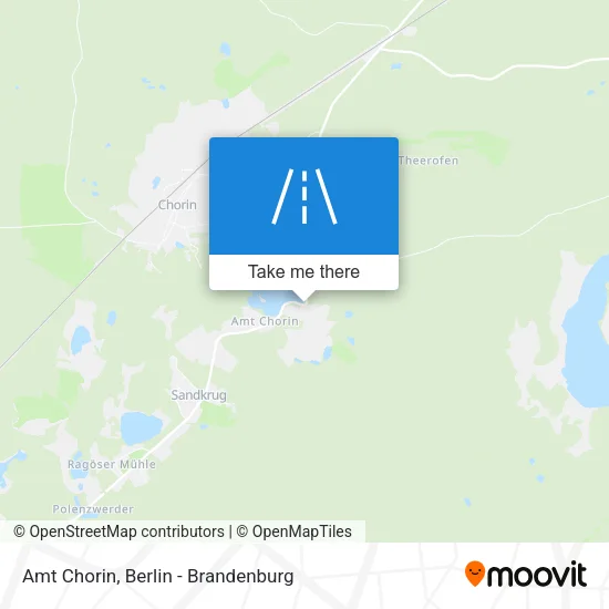 Карта Amt Chorin