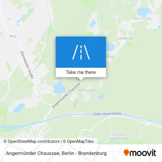 Карта Angermünder Chaussee