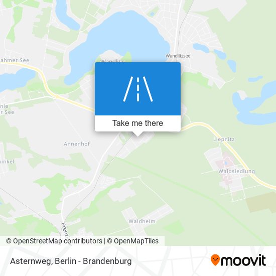 Asternweg map