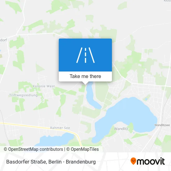 Карта Basdorfer Straße