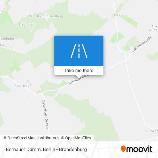 Bernauer Damm map