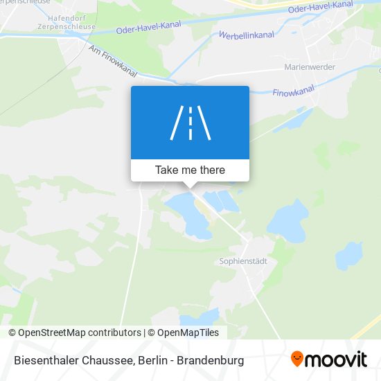 Biesenthaler Chaussee map