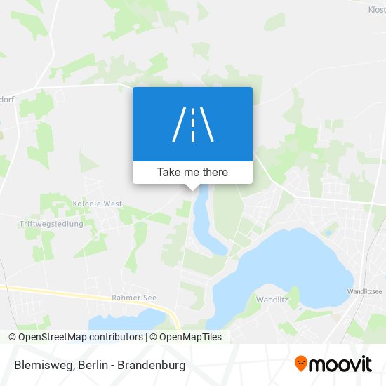 Blemisweg map