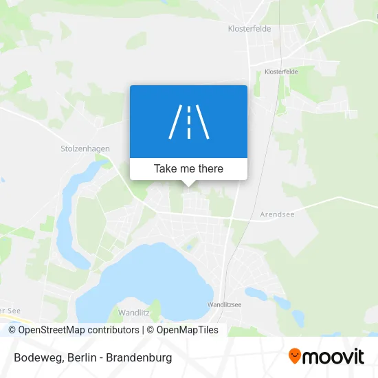 Карта Bodeweg