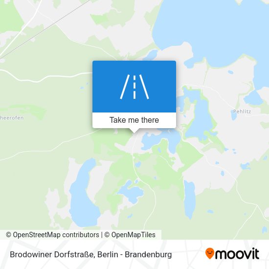 Brodowiner Dorfstraße map