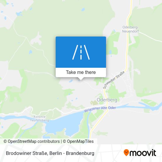 Brodowiner Straße map