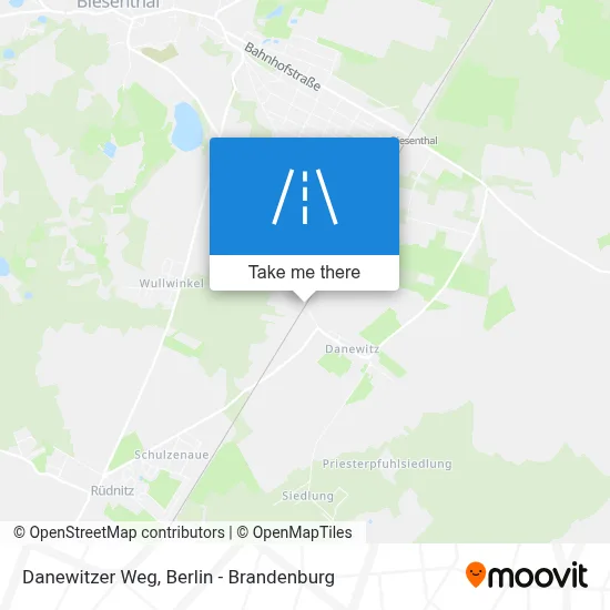 Danewitzer Weg map