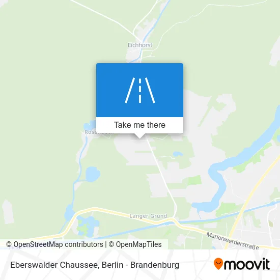 Eberswalder Chaussee map