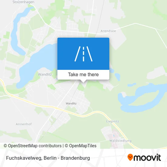 Fuchskavelweg map