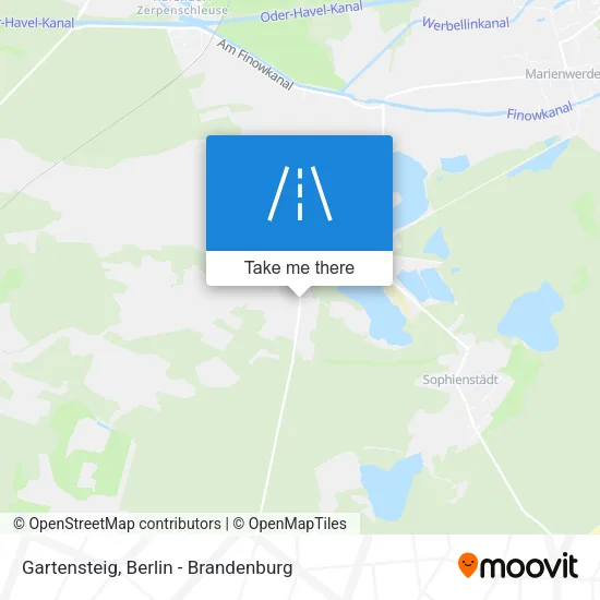 Карта Gartensteig