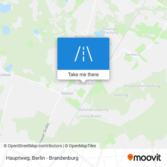 Hauptweg map