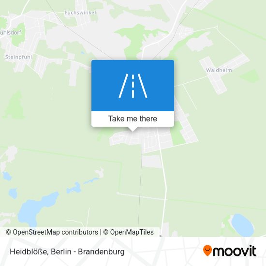 Heidblöße map