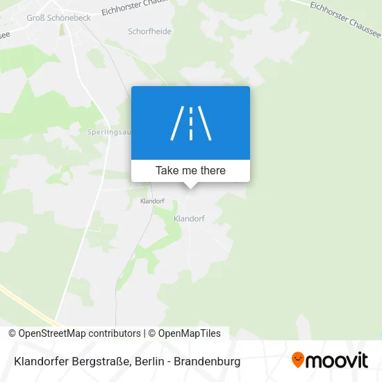 Карта Klandorfer Bergstraße
