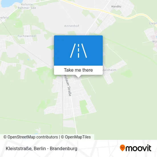 Карта Kleiststraße