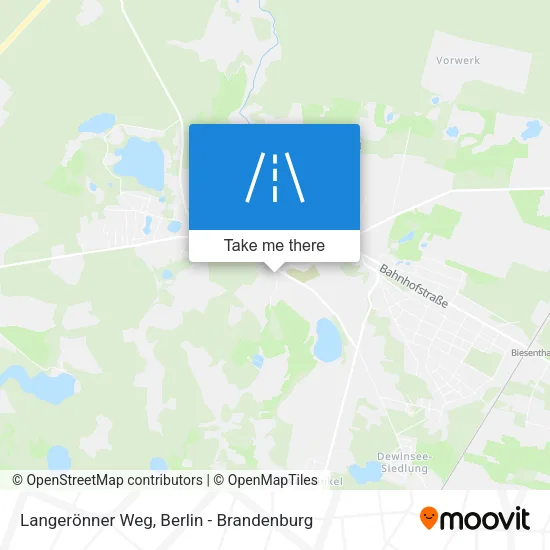 Карта Langerönner Weg