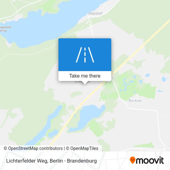 Lichterfelder Weg map