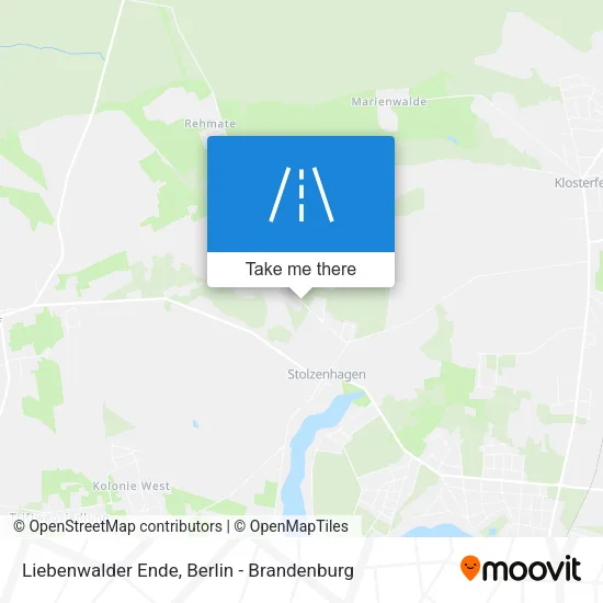 Карта Liebenwalder Ende