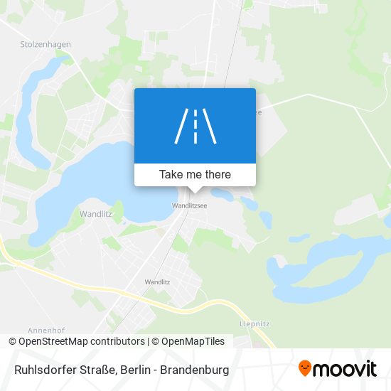 Ruhlsdorfer Straße map