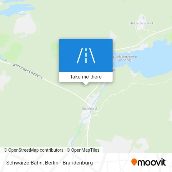 Schwarze Bahn map