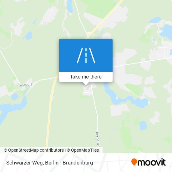 Schwarzer Weg map
