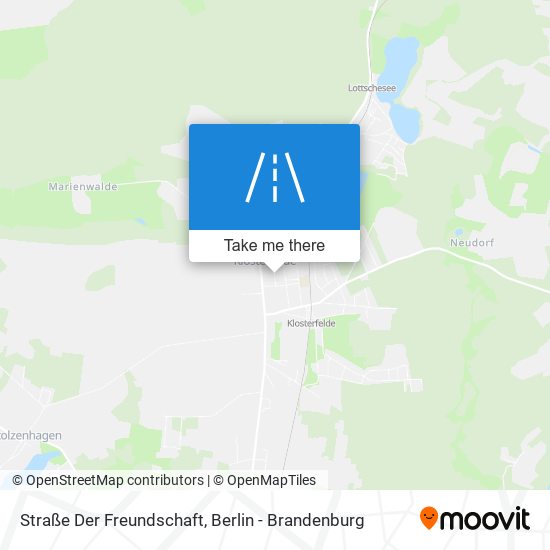 Straße Der Freundschaft map